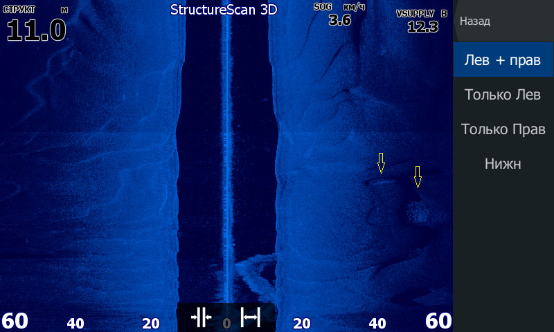 StructureScan 3D - скриншот с HDS-7 Gen3