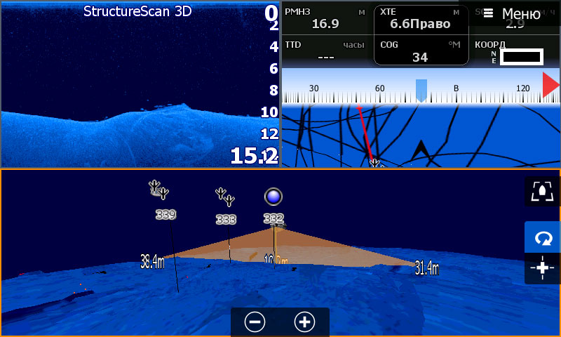 StructureScan 3D - скриншот с HDS-9 Gen3