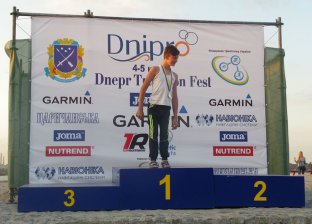 Переможець Dnepr Triathlon Fest 2016