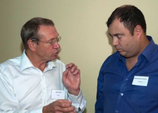 Технічний директор Navico Odin Sletten і директор депортамента морської навігації Навіоніка Олексій Мірошниченко