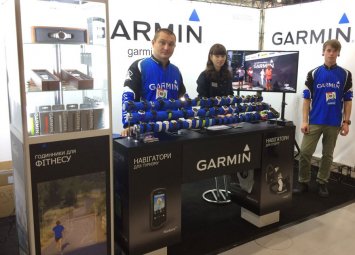 Стенд Garmin на виставці «Sport Expo UA. Осінь-2017»