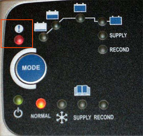 CTEK MULTY XS7000- функциональная кнопка выбора режимов устройства и светодиодные индикаторы