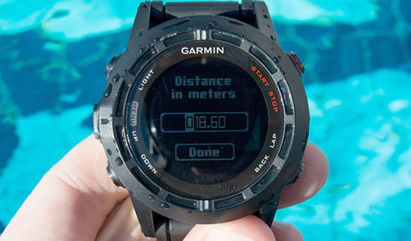 Garmin fenix2 -  В подменю «Бассейн» (Pool) вы можете задать размер бассейна от 18 до 137 м.