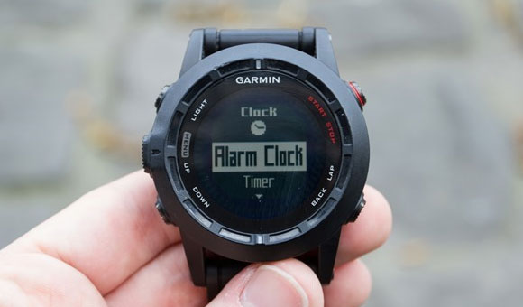 Garmin fenix 2 - Режим обычных часов - будильник