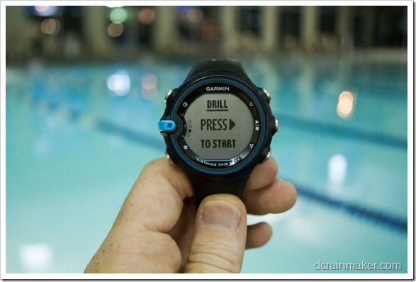 Garmin Swim - журнал упражнений