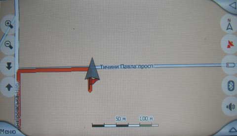 скриншот GPS