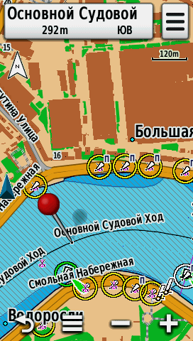 Garmin Montana 650 - морская карта Garmin Montana 650 - морская карта