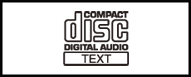 Во время воспроизведения диска CD, совместимого с текстом CD, на дисплее показывается текст
