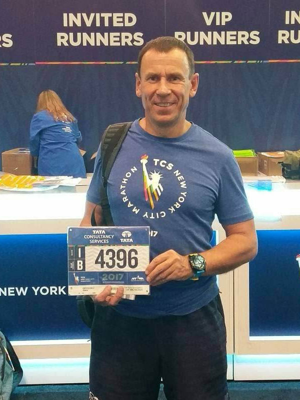 Григорий Сундук біжить NYC Marathon