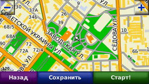 Карта Запорожья для GPS-навигатора Garmin