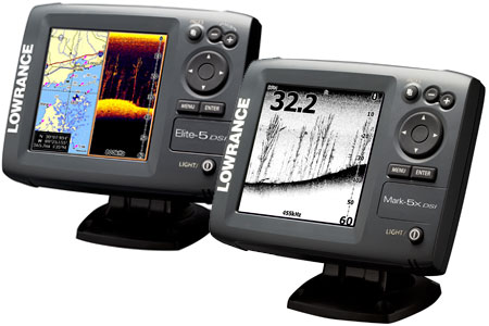 Lowrance Elite-5 DSI  и эхолот Mark-5x DSI