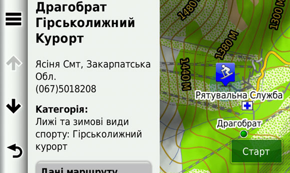 Карта НавЛюкс ТОПО - POI