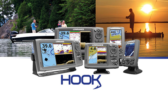 Новая серия эхолотов HOOK от Lowrance