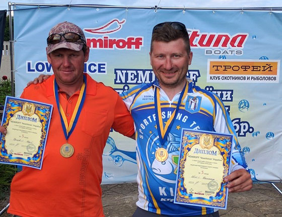 Поздравляем с победой на Чемпионате Украины по ловле хищной рыбы Nemiroff Fishing 2016