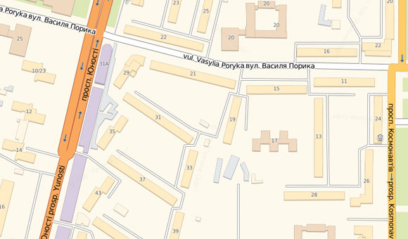 Карта НавЛюкс 2017 R2 - Вінниця