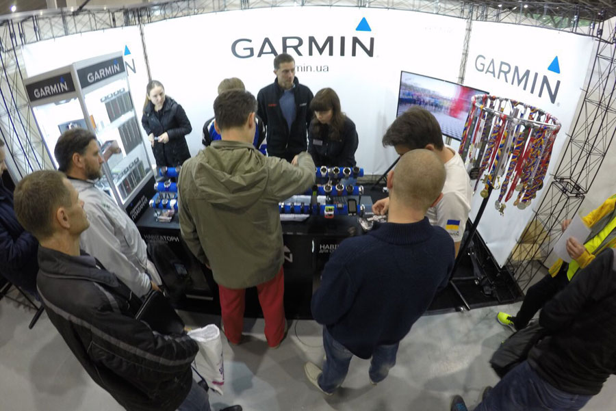 Стенд Garmin - виставка Sport Expo UA 2017