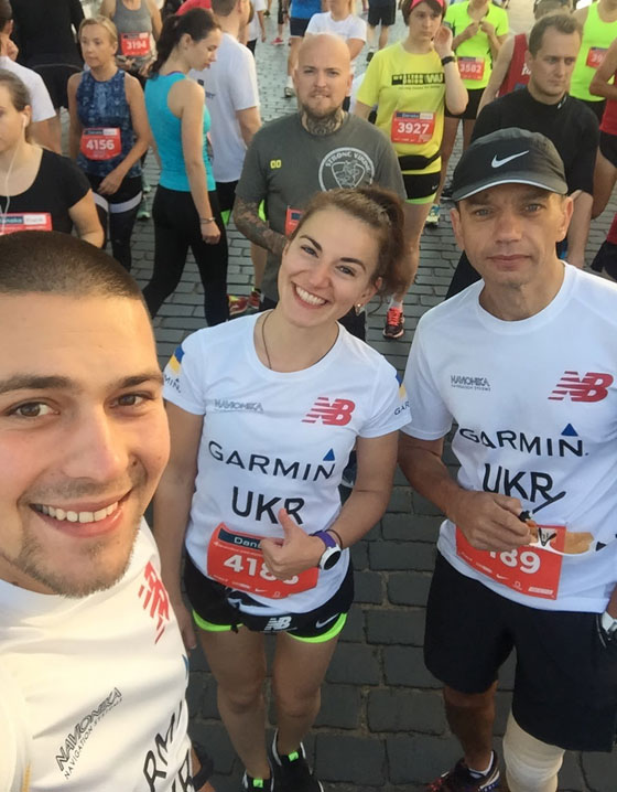 Команда GarminTeam на марафоні Danske Bank Vilniaus Maratonas 2017