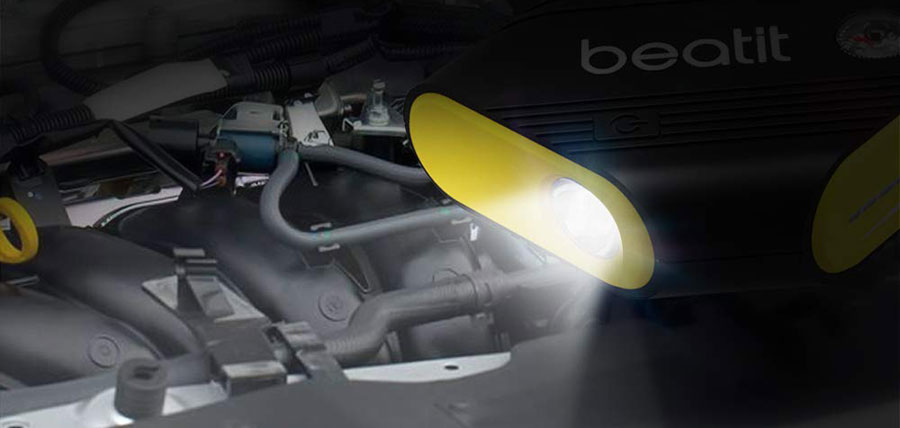Стартери Beatit оснащені яскравим LED-ліхтариком