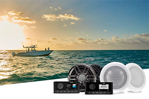 Garmin пропонує нові комплекти морських стереосистем та динаміків Fusion