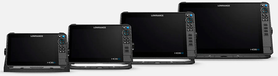 Серія Lowrance HDS PRO представлена ехолотами з екранами на 9, 10, 12 та 16 дюймів