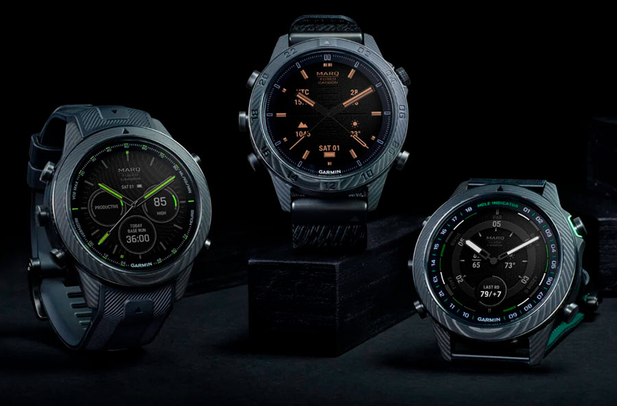 Garmin MARQ Carbon - сучасні годинники, виготовлені з унікального вуглецевого волокна