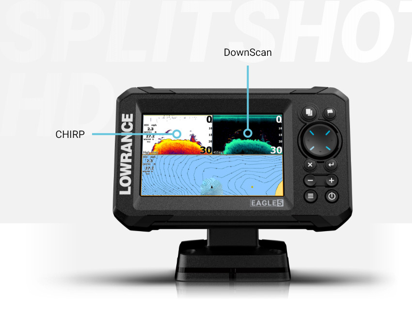 Нова серія ехолотів Lowrance Eagle - SplitShot HD