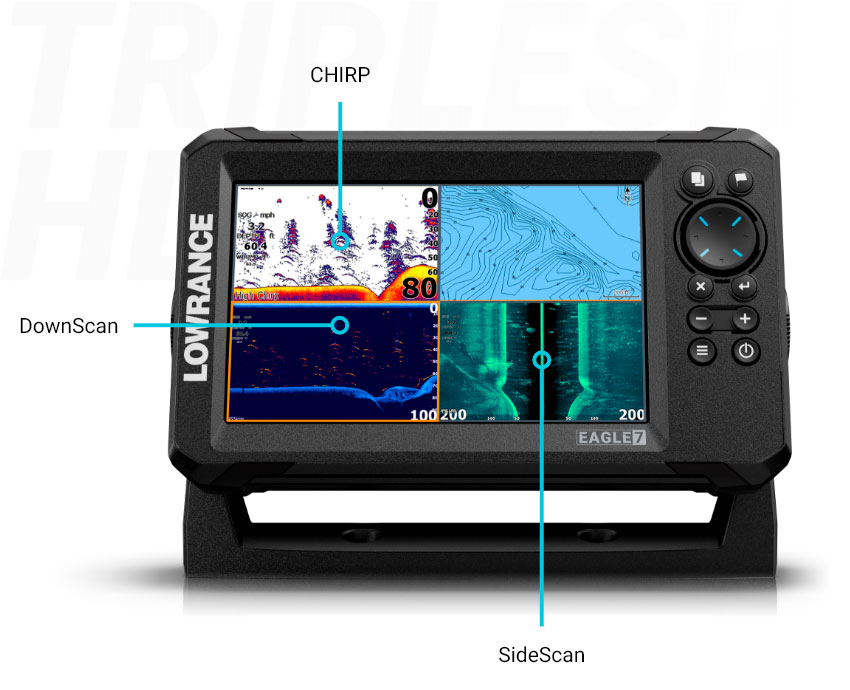 Нова серія ехолотів Lowrance Eagle - TripleShot HD