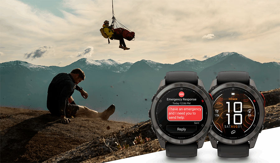Garmin анонсує перші смартгодинники з технологією inReach - fēnix 8 Pro