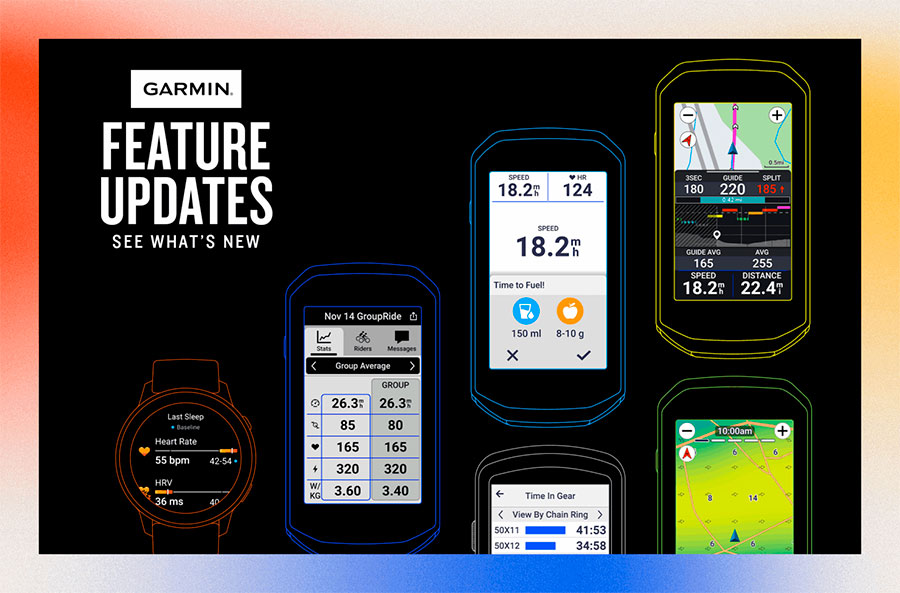 Garmin announces feature updates for select smartwatches and cycling computers
