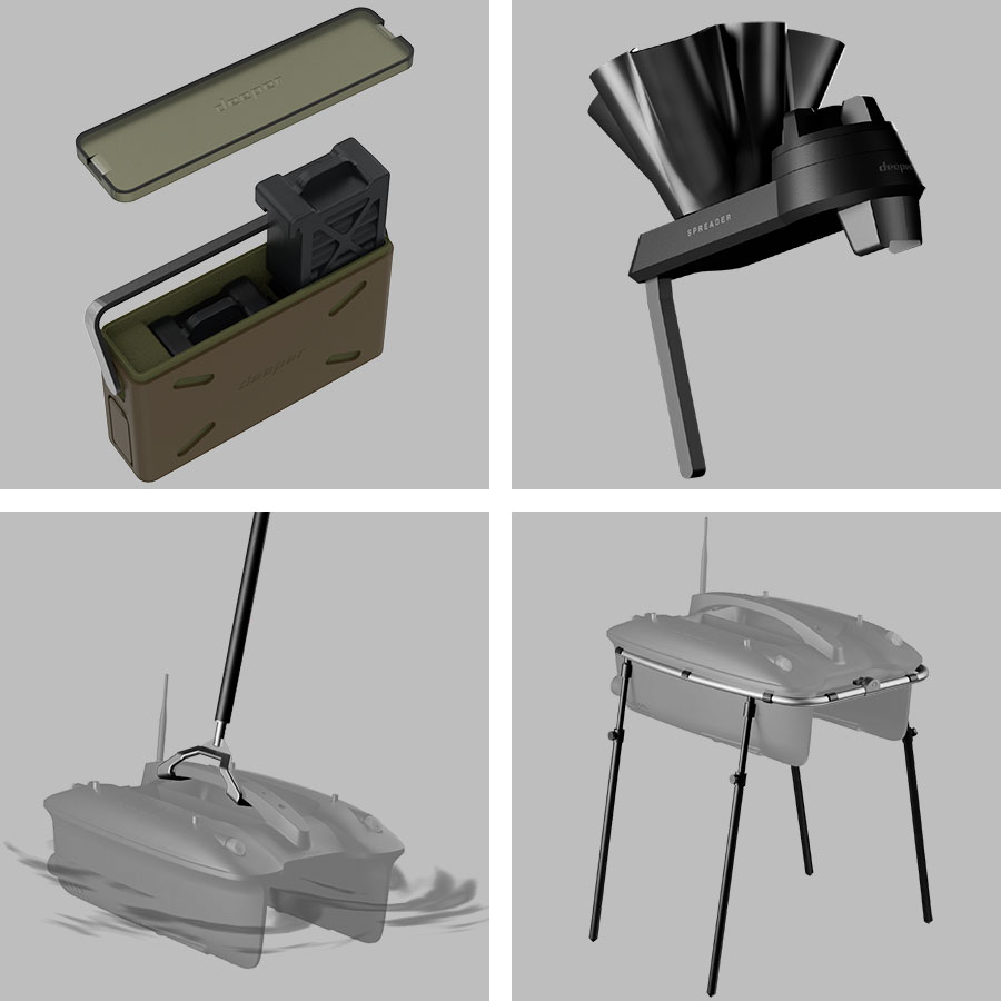 Нові аксесуари для човника Deeper QUEST Нові аксесуари для човника Deeper QUEST