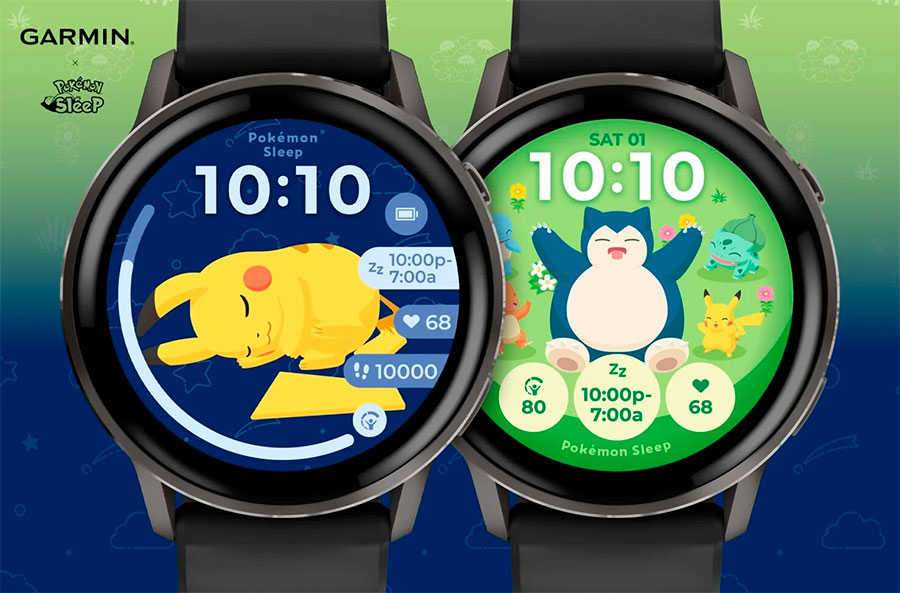 Garmin святкує Всесвітній день сну циферблатами Pokemon Sleep Garmin святкує Всесвітній день сну циферблатами Pokemon Sleep
