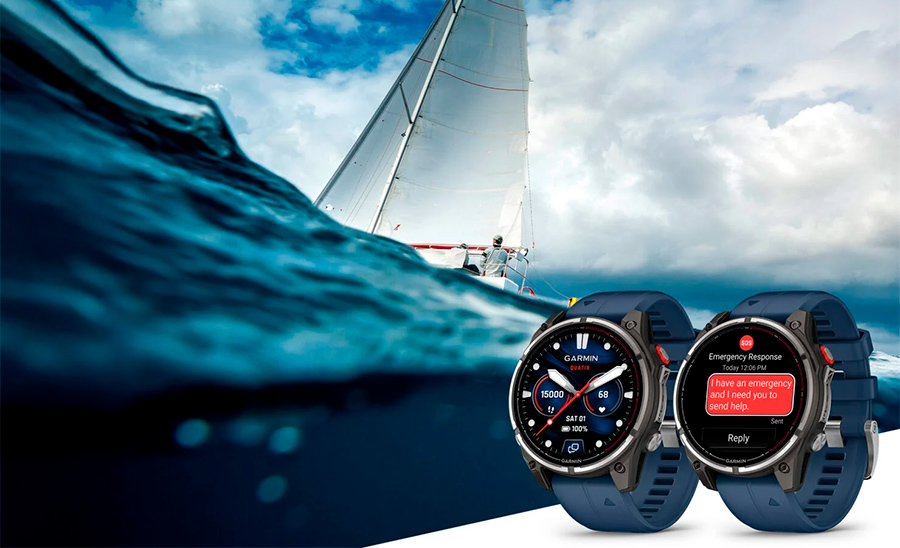 Garmin анонсує морський смартгодинник quatix 8 Pro з технологією inReach Морський смартгодинник Garmin quatix 8 Pro з технологією inReach