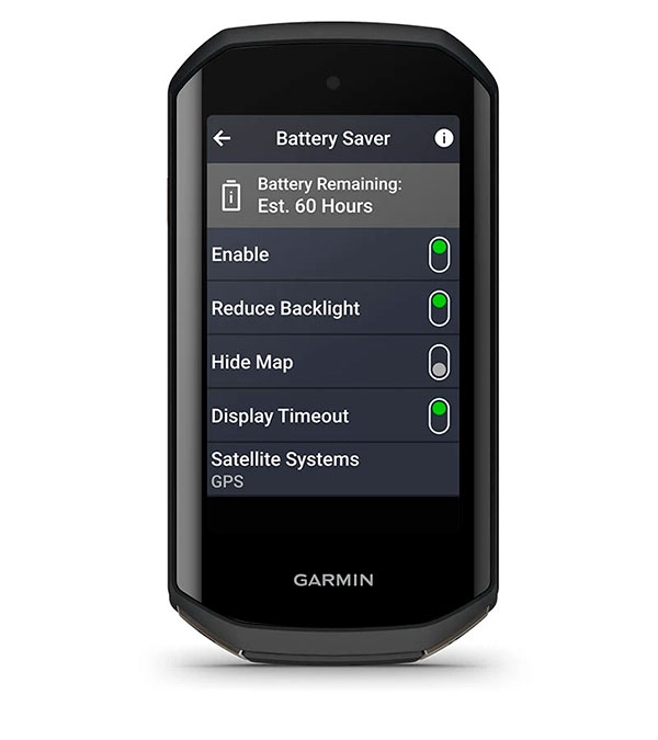 БАТАРЕЯ, ПРИЗНАЧЕНА ДЛЯ ДОВГИХ ПОЇЗДОК - Garmin Edge 1050 Garmin Edge 1050 - Довге життя батареї