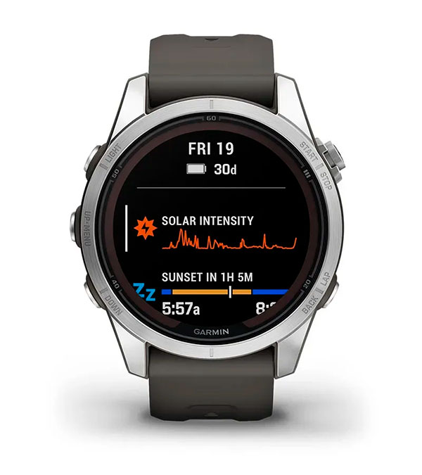 Garmin fenix 7S Pro Solar - Підзарядка від сонця